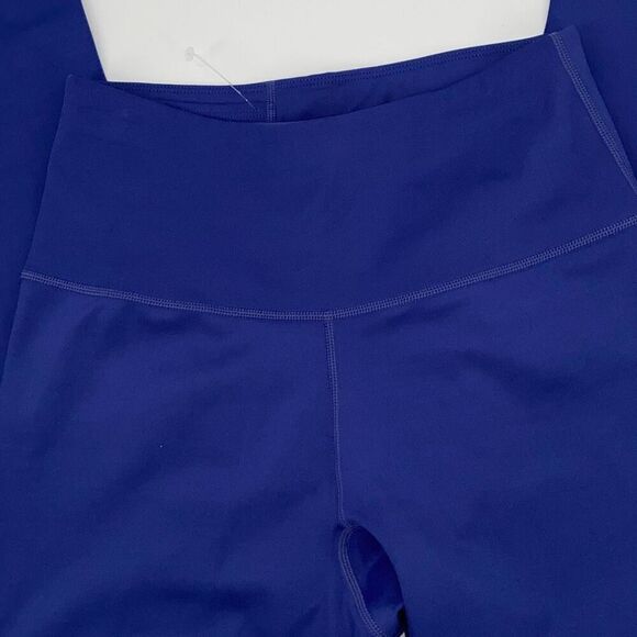 Underalls  mLined Crotch High-Rise Stretch Leggings Tights Athletic Yoga Blue XS - Picture 2 of 11